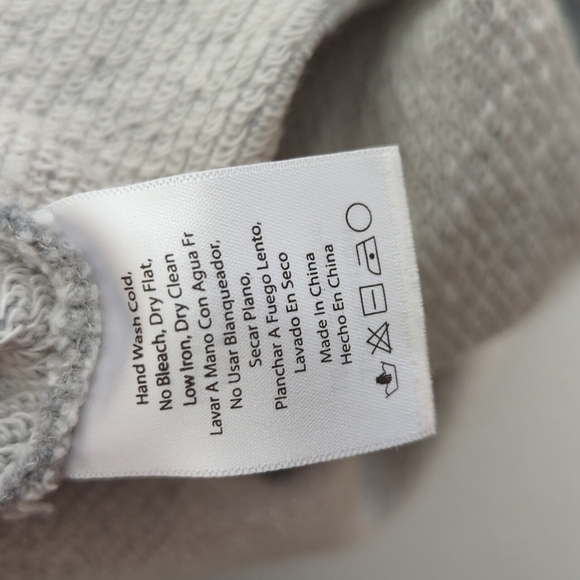 Emery Park Gray Button Down Sweatshirt Jacket Shacket Slightly Cropped Medium - Picture 14 of 14